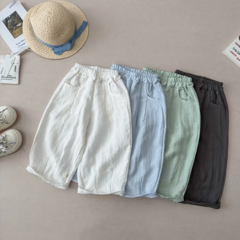 Summer Kids Harem Pants Thin Boys and Girls Trousers Breathable Child Clothing Loose Casual Kids Pants for 0-12Y