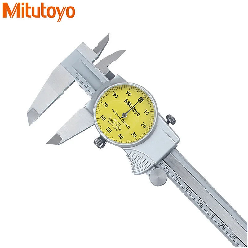 Dial Caliper 0-150mm/0.01 505-732 Stainless Steel Vernier Calipers Micrometer Measuring Tools Mesure Instrument