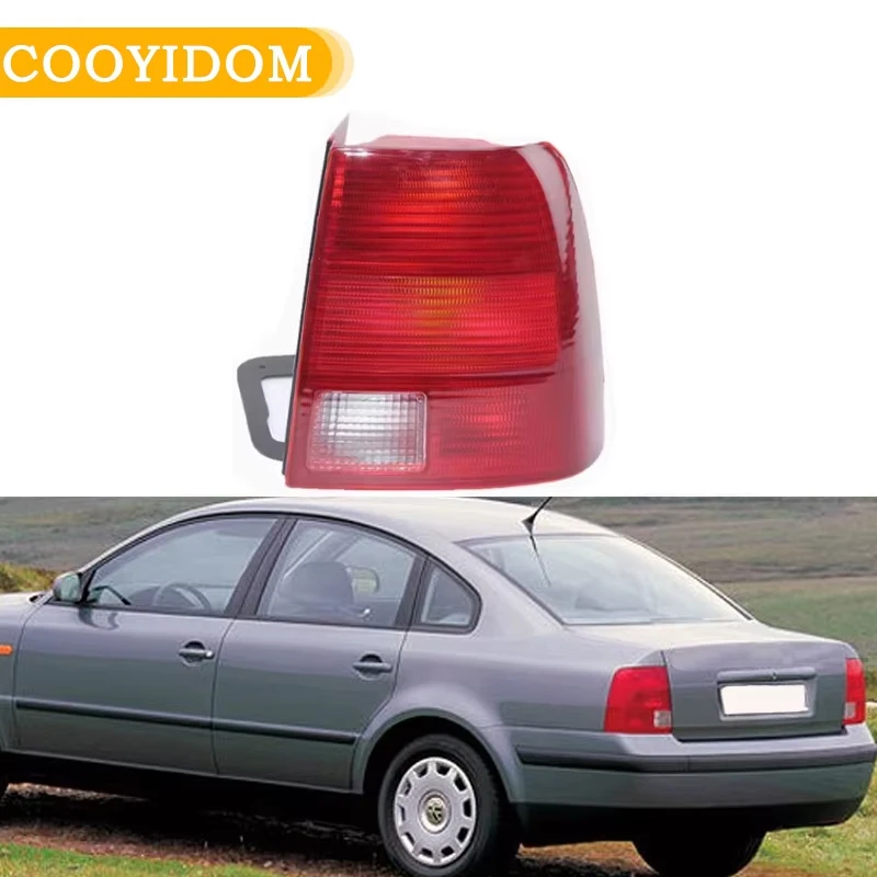 

Задний бампер автомобиля, стоп-сигнал для Volkswagen Passat B5 Sedan 1997 1998 1999 2000, стоп-сигнал, задний фонарь без лампы, автомобильные аксессуары