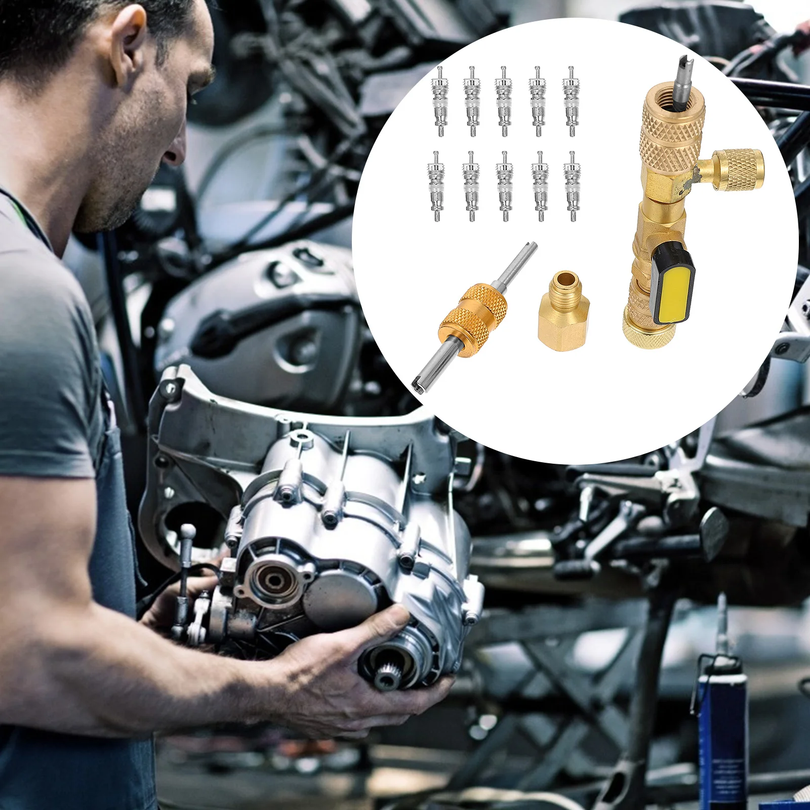 

1 комплект, инструмент для удаления сердечника, двойной размер, прочная катушка, установка сердечника шины, удаление, эффективный гаджет для ремонта