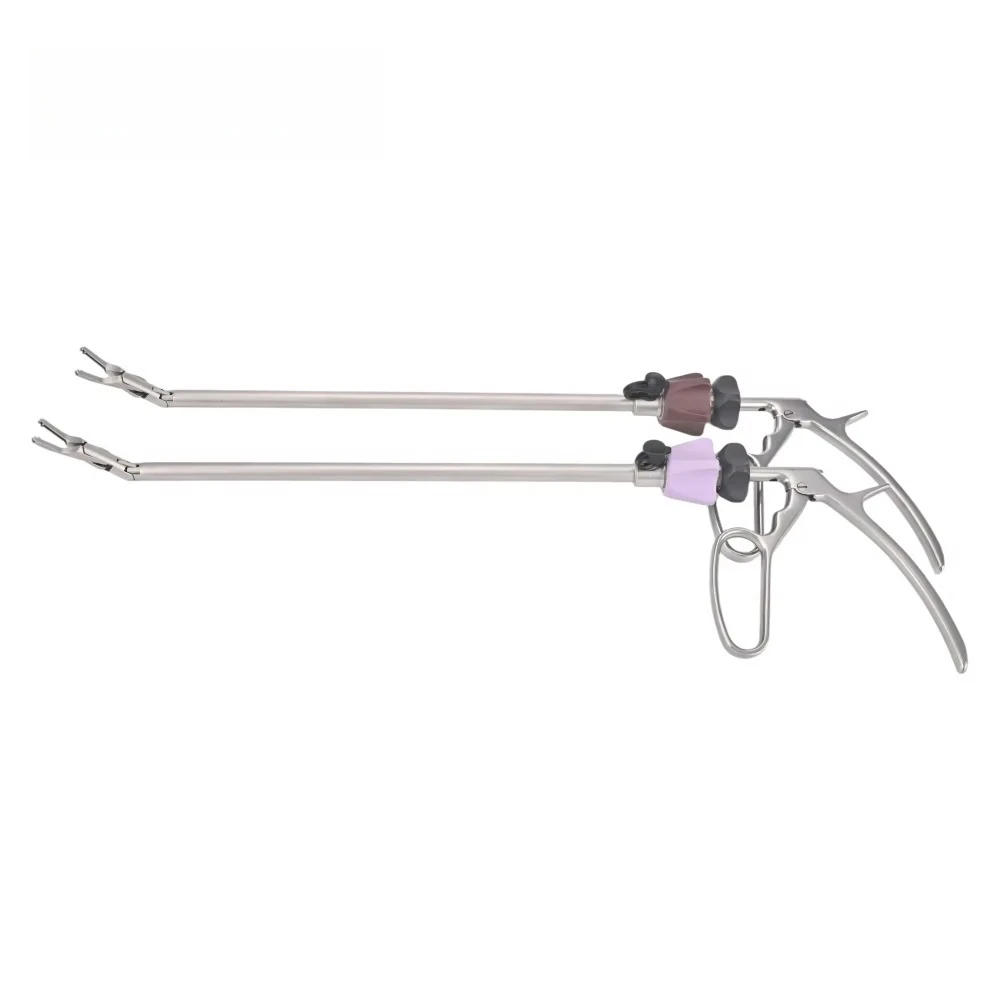 Surgical Reusable Articulating Ligation Clip Applier 360° Rotatable Shaft for Polymer Hem-o-lok Clips