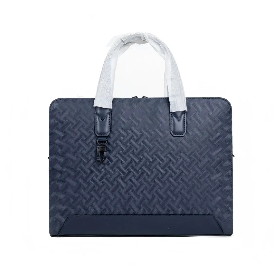 

New Heritage Leather Business Tote – Top Grain Leather Men's Laptop Briefcase, Casual Work Tote with High‑Fiber Lining
