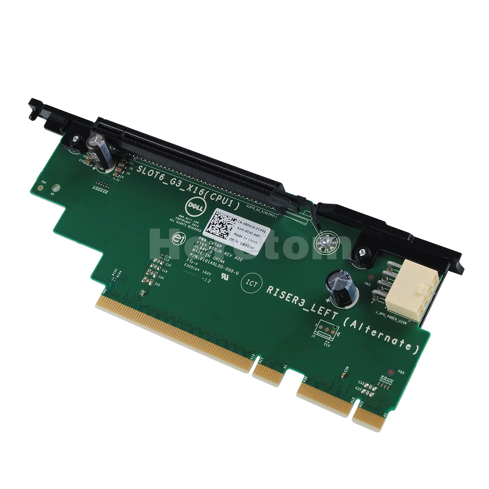 800JH For Dell Riser Card 3 Slot 6 Pcie X16 For Poweredge R730 R730xd Left New