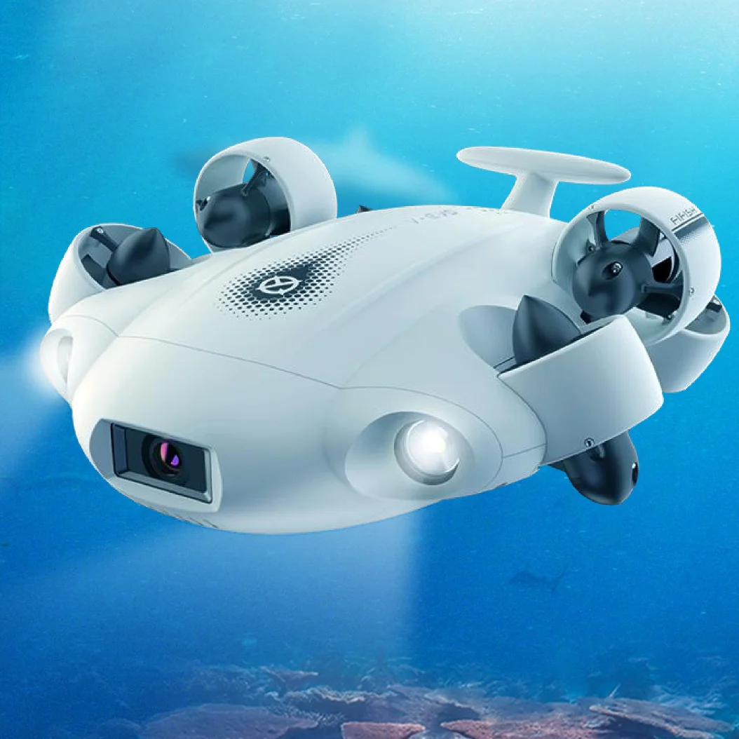 100m Underwater Mini Rov Robot   4K  RC FPV  Motor 6 Axis VR Fishing  with Arm