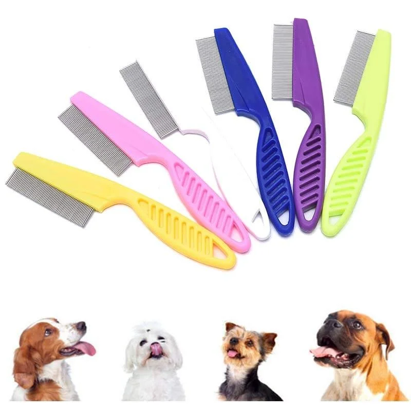 Hot Home Pet Animal Care Comb Protect Flea Comb for Cat Dog Pet Stainless Steel Comfort Flea Hair Grooming Comb