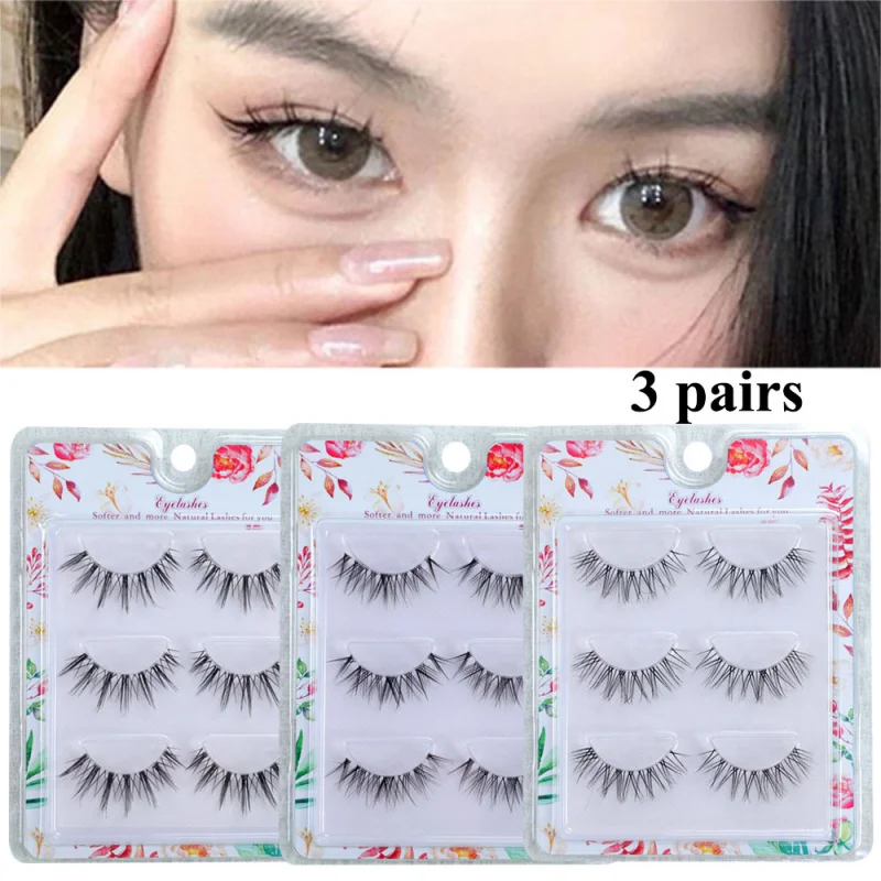 캣아이 속눈썹 투명 밴드 속눈썹 코스프레 속눈썹 클러스터 내추럴 속눈썹 연장 메이크업 버건디 인조 속눈썹