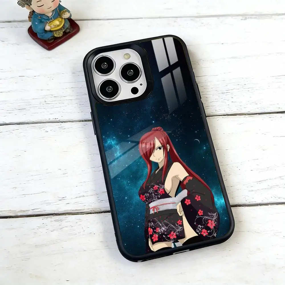 Fairy tail Erza Scarlet Phone Case Magnetic with Magsafe Wireless Charging For iPhone17,16,15,14,13,12,11 Plus,Pro