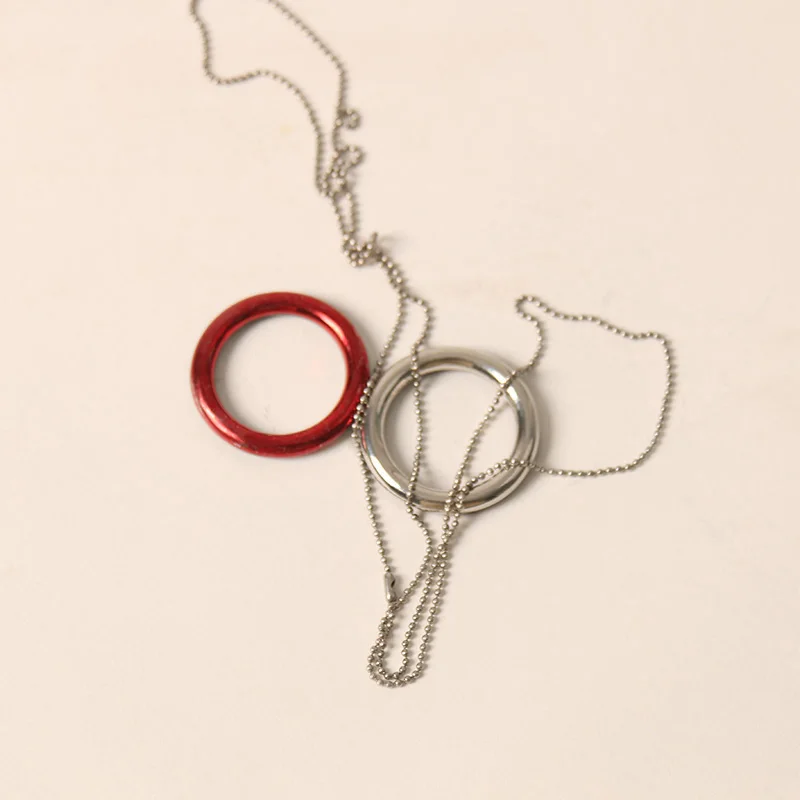 Ellis Ring 2.0 Magic Tricks Stage Close-up Magia Ring Appear/ Vanish Magie Mentalism Illusion Gimmick Prop Ring and Chain Magica