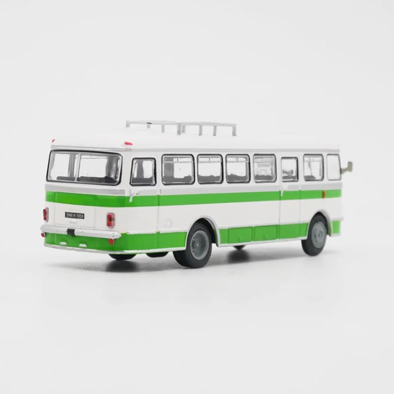 Diecast IXO 1:72 Scale SAN H100A Bus Alloy Classic Car Model ผลิตภัณฑ์สำเร็จรูปจำลองของเล่นคอลเลกชันของขวัญโมเดลแบบคงที่