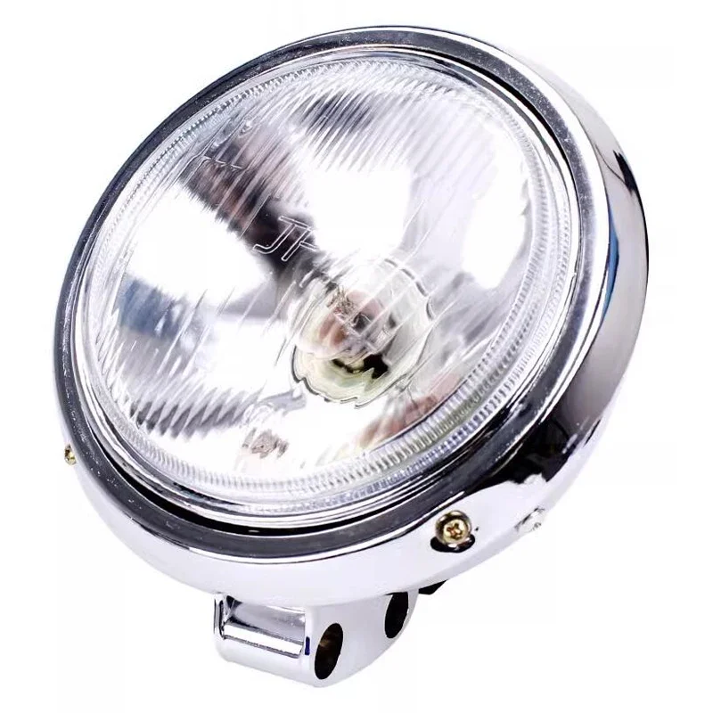 Chrome Motorcycle Headlight Head Light Headlamp Lamp Assembly For Honda CA250 Steed 400 600 Steed400 Steed600 Magna Magna250