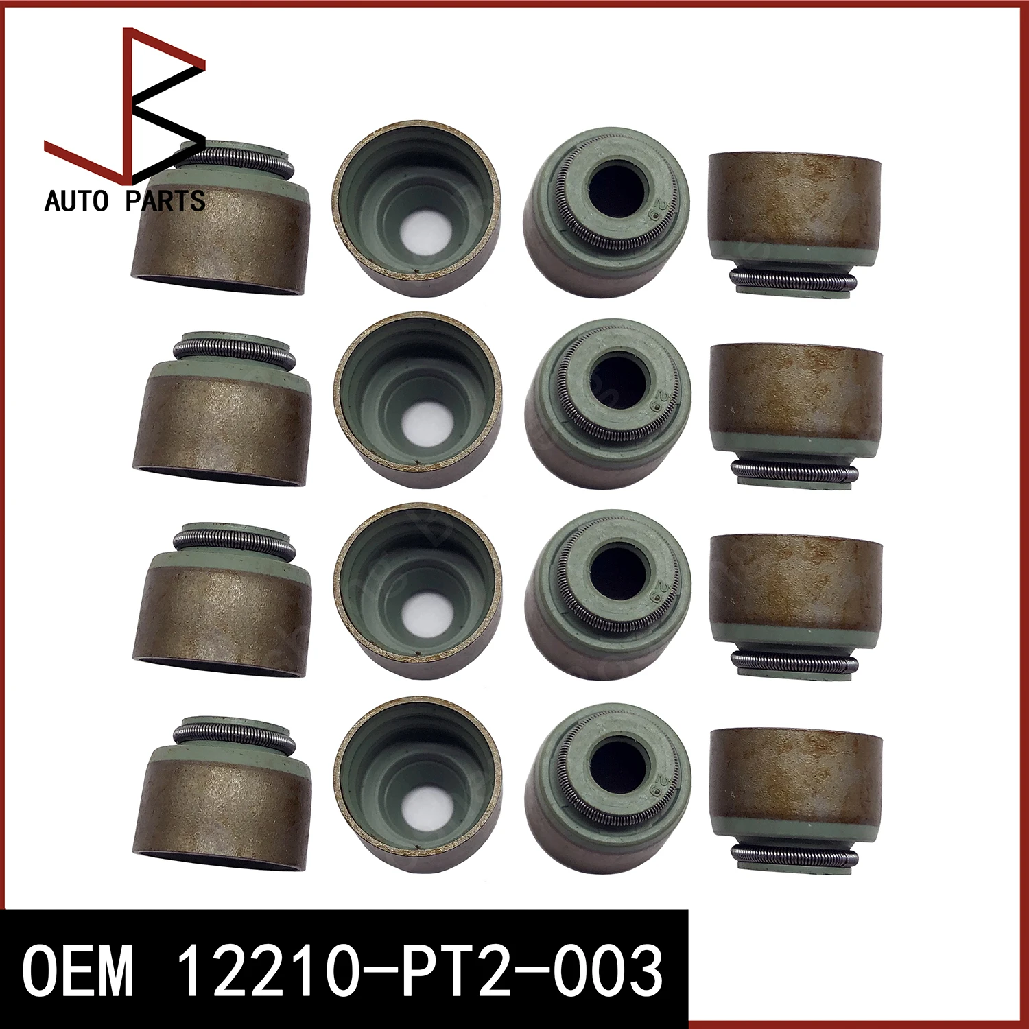 16 Pieces/set Valve Stem Seal Ring OEM 12210-PT2-003 12210PT2003 09289-07002 for HONDA CIVIC IV Hatchback 87-93 for SUZUKI ALTO