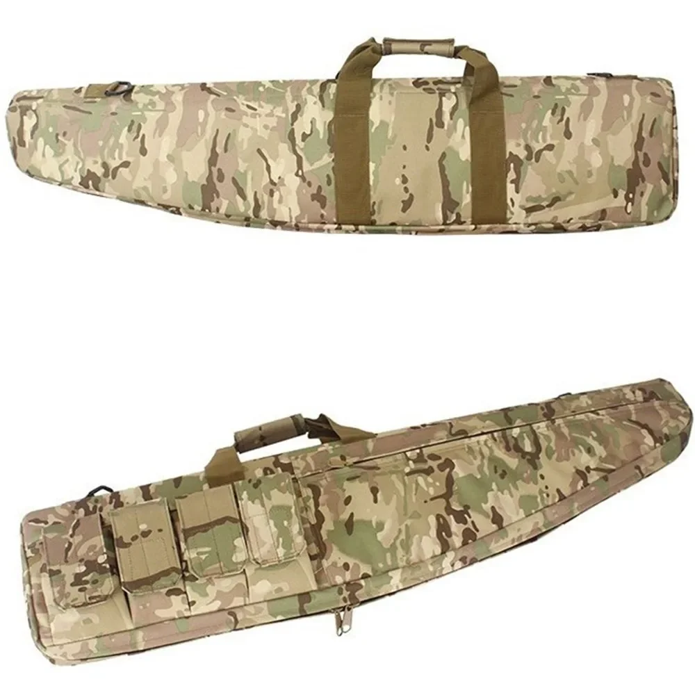 Ventilador ao ar livre ombro saco do mensageiro arma vara de pesca engrenagem armazenamento seguro bolsa viagem camuflagem à prova dwaterproof água tático bggagecase