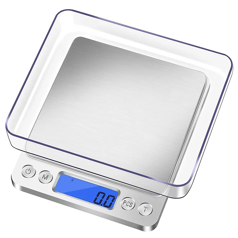 Digital Kitchen Food Scale, 3000/0.1G Kitchen Scale With High Accuracy,Tare Function And LCD Display For Cooking, Baking