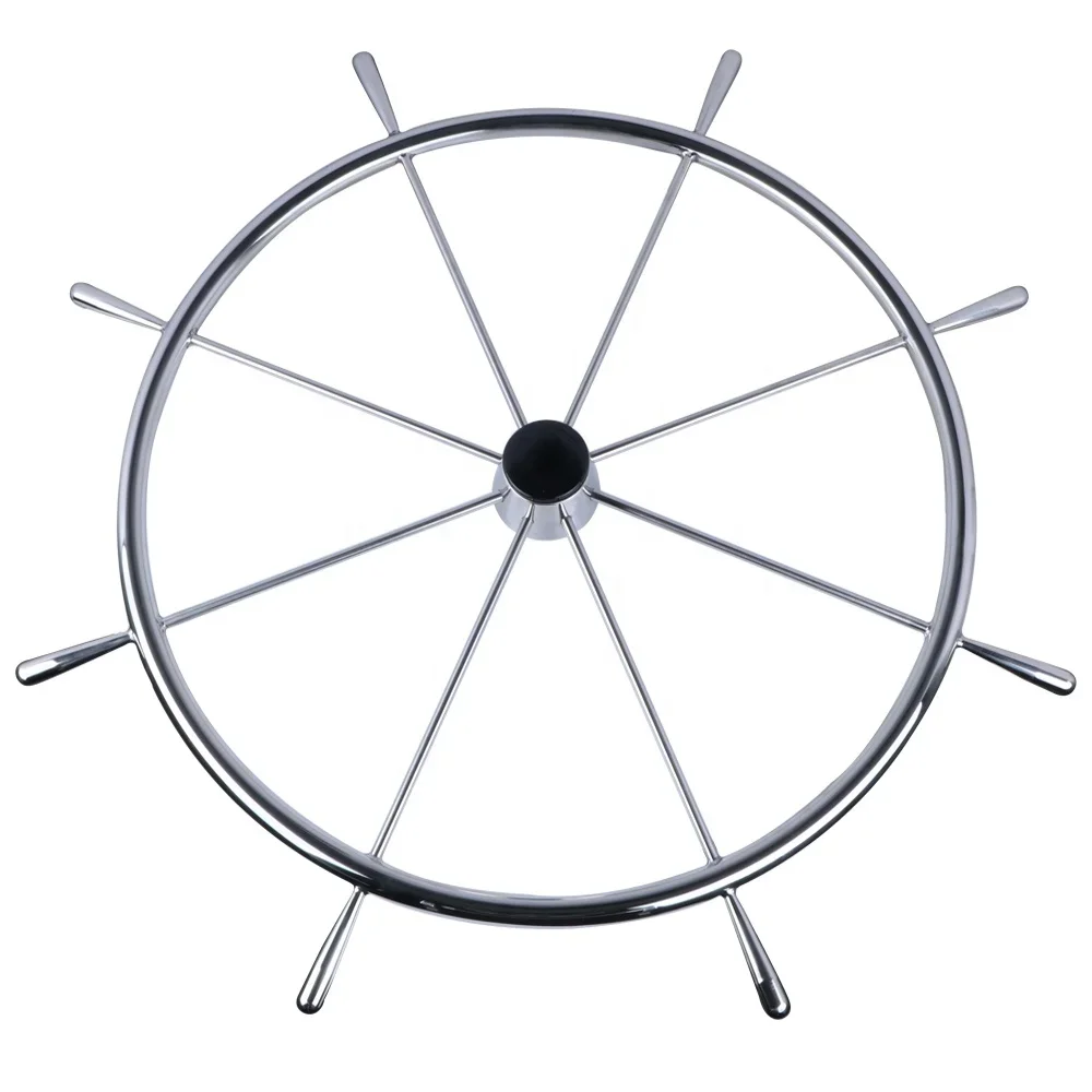 

Hot Sale 316 Steering Wheel 8 Spokes Steering Wheel Sailing Type For Yacht