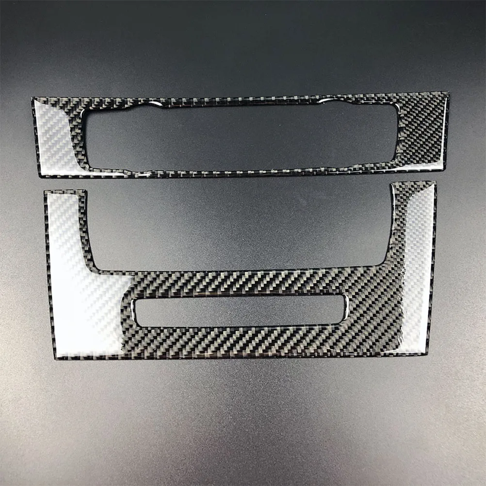 

Car Air CD Reflective Stickers Player Panel Sticker Reflective Carbon Fiber for E92 E93 Decals
