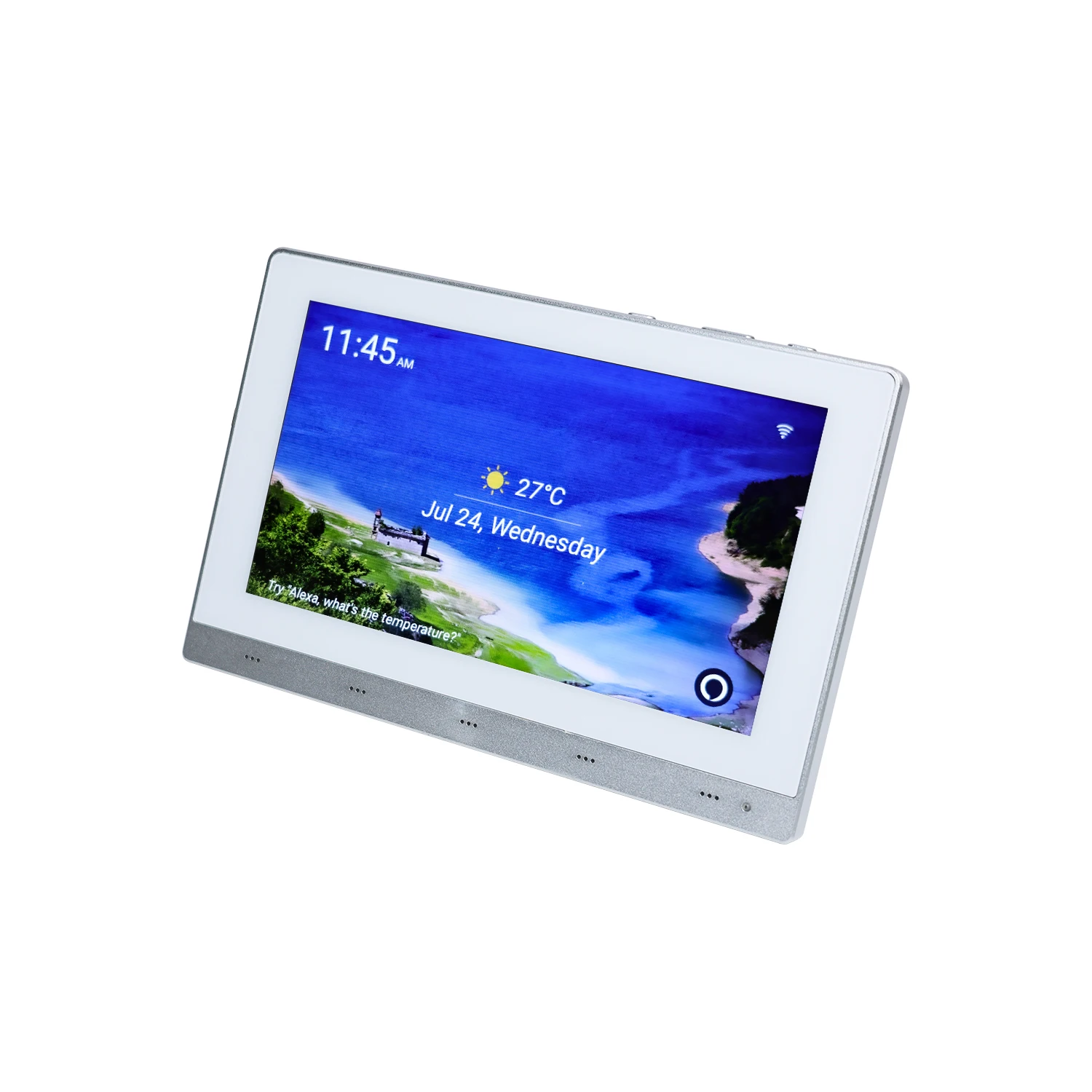 M Smart Home Touch Screen Control Panel Audio Android Wifi Alexa 7-inch Wall Amplifier with Bluetooth/Usb/Tf Card