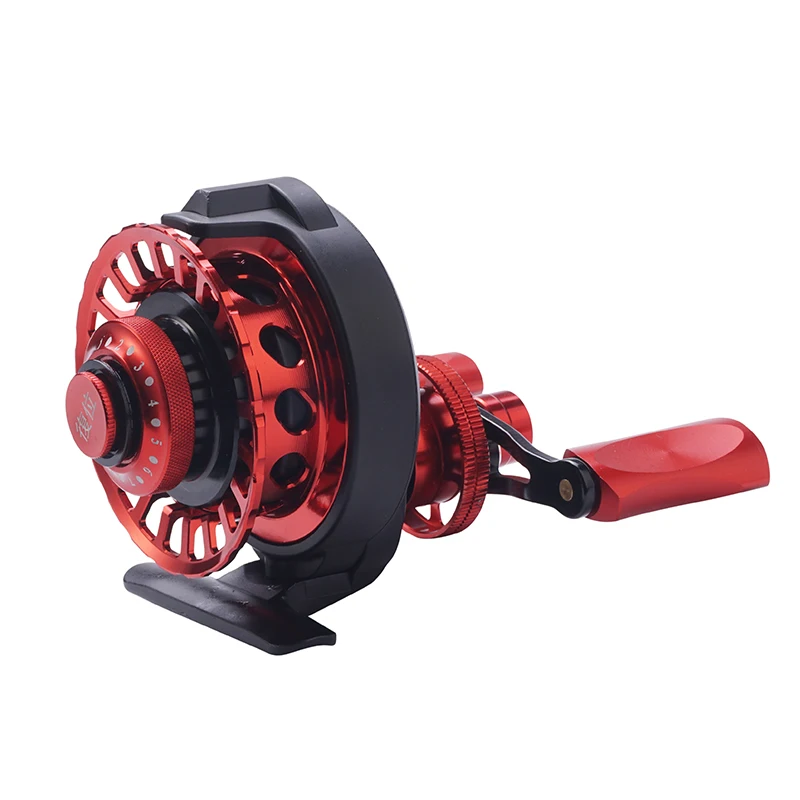 

All-Metal Spool Fishing Reels, Anti-Slip Left and Right Hand Handle, Front Raft Wheel, Winter Fishing Supplies