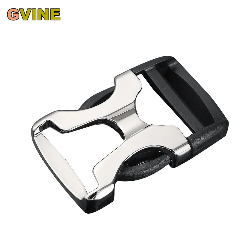 

2Pcs Quick Release Buckle 25mm Metal With Plastic Adjustment Buckles Accessories for Bag Luggage Strap Backpack Webbing