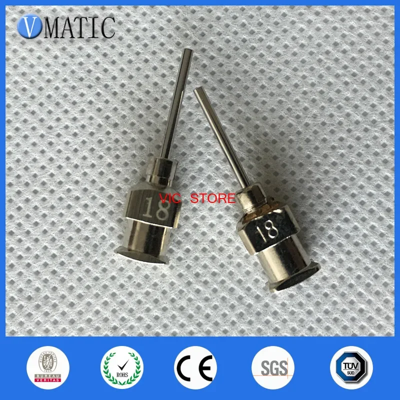 ‌12PCS 18G Blunt Dispensing Needles | 1/2 Inch High-Precision Tips for Silicone/Epoxy Free Shipping‌