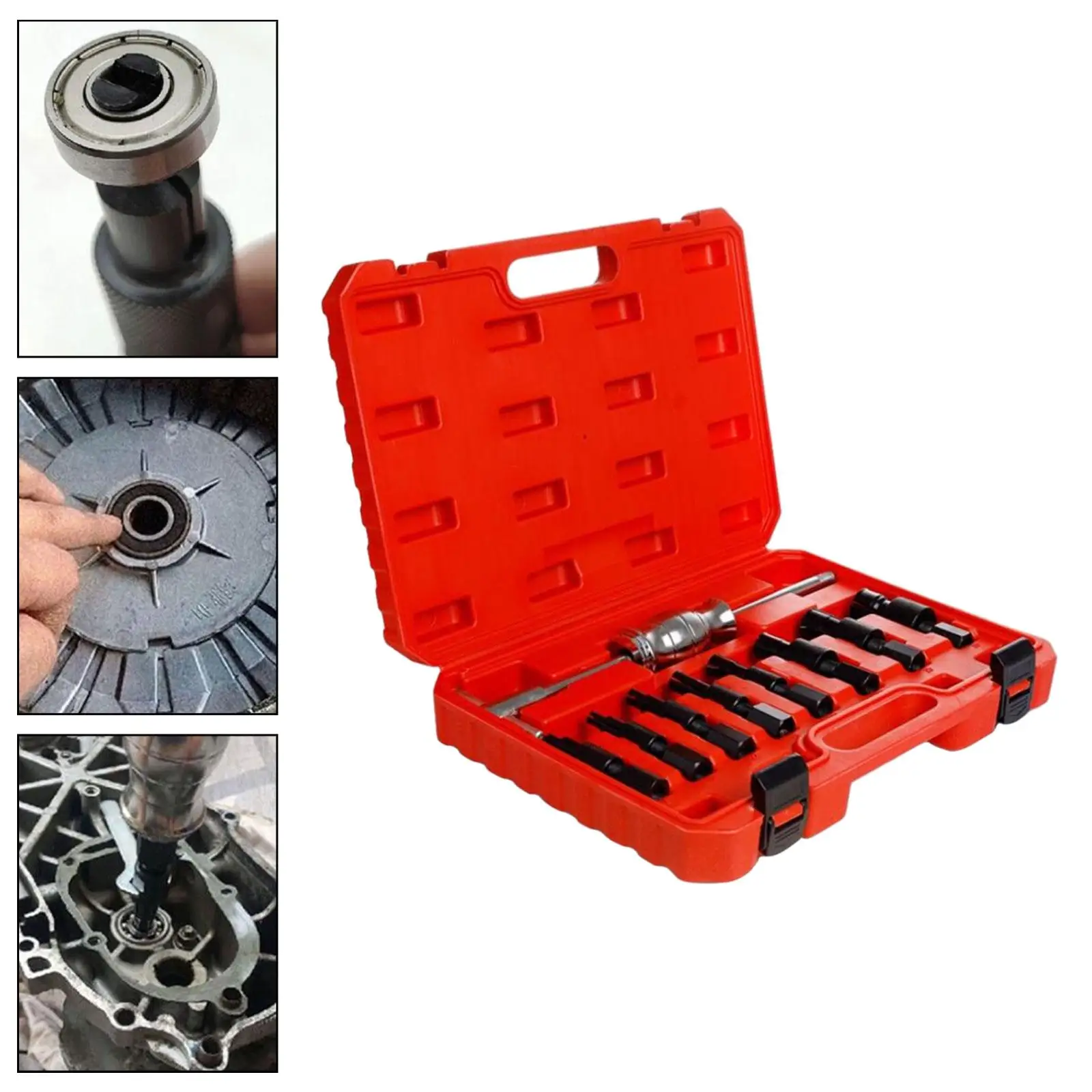 Kit de ferramentas do extrator do rolamento interno cego, conjunto de martelo deslizante, alto desempenho, substitui a desmontagem para reparo do carro, kit de ferramentas