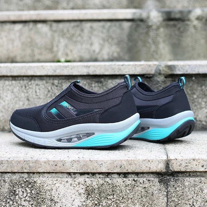 

Кроссовки женские на платформе, дышащие удобные лоферы, повседневная обувь, низкие кеды, 2022