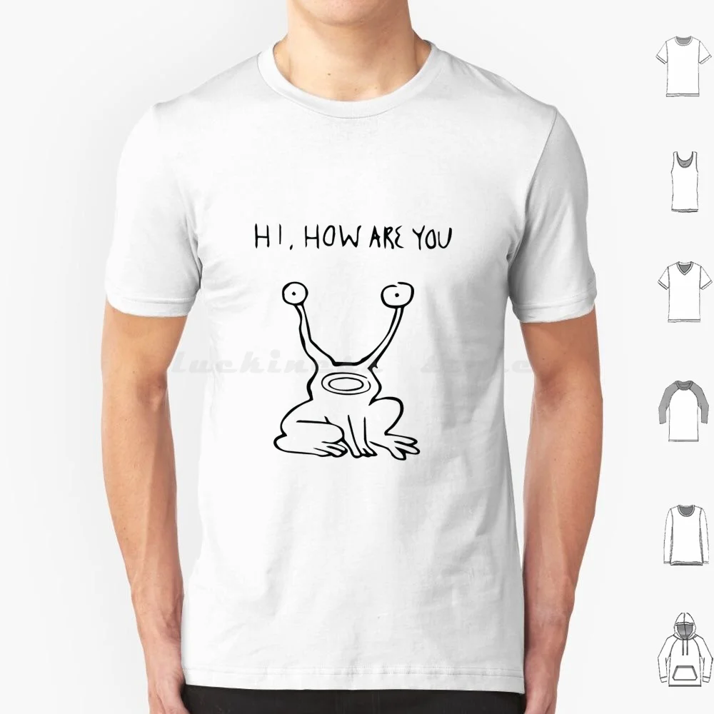 Hi How Are You Shirt | | Album Cover T-Shirt | Austin Texas | Keep Austin Weird | Frog Mural Tshirt | Outsider Music | Shirts T