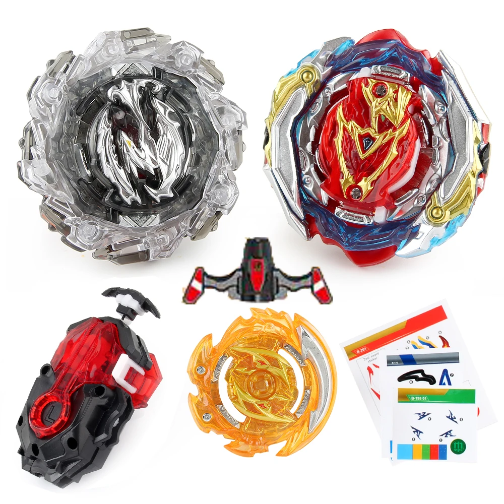 Bey Burst DB B-201 Zest Achilles Customized Booster Set with Launcher Toy Gift Battle Top Kit  Xmas