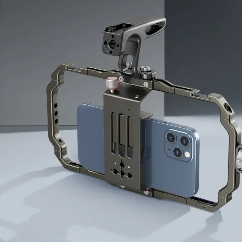 

dual handheld shooting, mobile phone live camera holder, expansion frame accessories Bluetooth camera aid