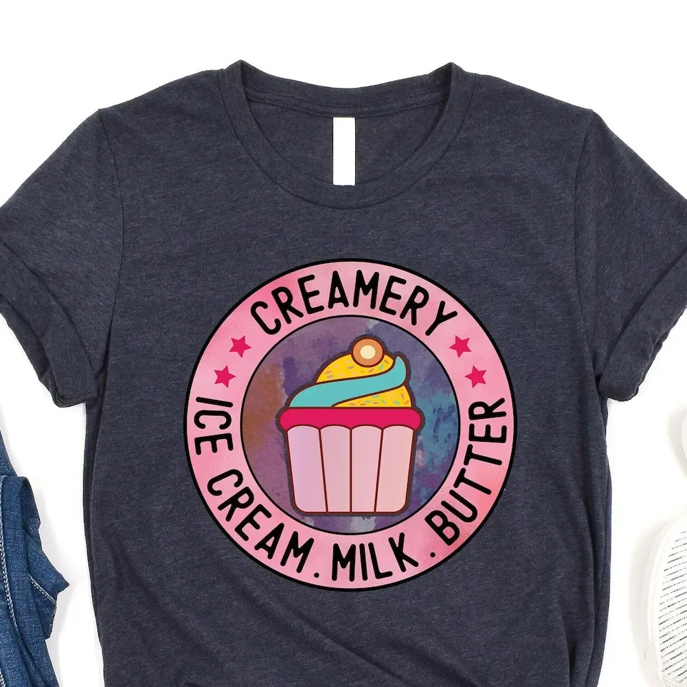 Cute Cupcake T Shirt Baker Creamery Love Funny Baking Lover