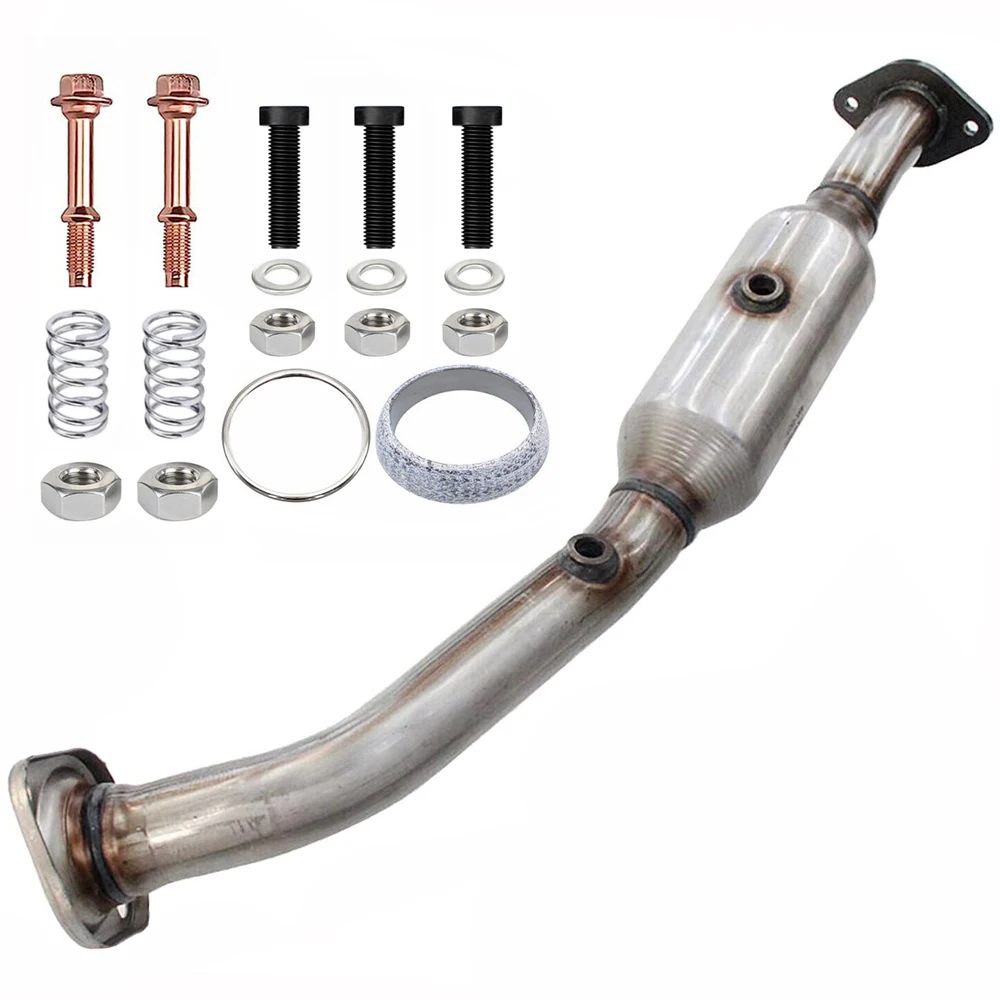 Rear Exhaust Manifold Catalytic Converter w/Gasket Set For 2003-2011 Honda Element 2.4L OE Style