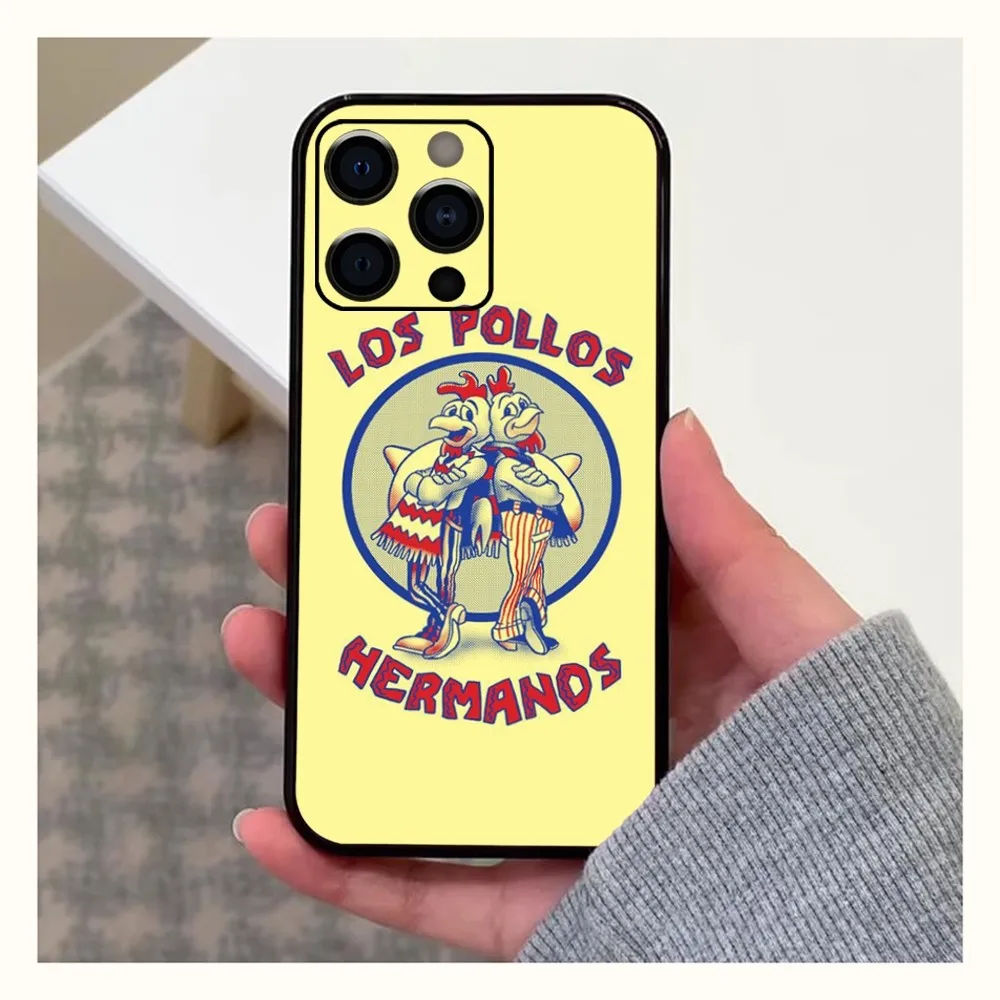 Los Pollos H-Hermanos chicken  Phone Case For iPhone 11 12 13 Mini 13 14 15 Pro XS Max X 8 Plus SE XR Shell