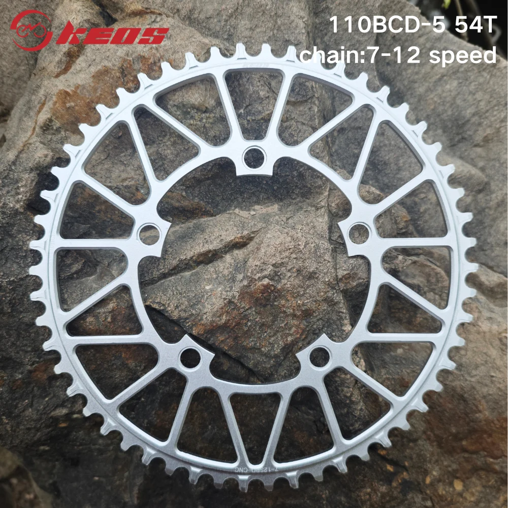 DECKAS KEOS 110BCD Kettingblad 36T-52T Fietskettingwiel voor Shimano SRAM 5 Bolt Racefiets Smalle Brede Crank Fietsaccessoires