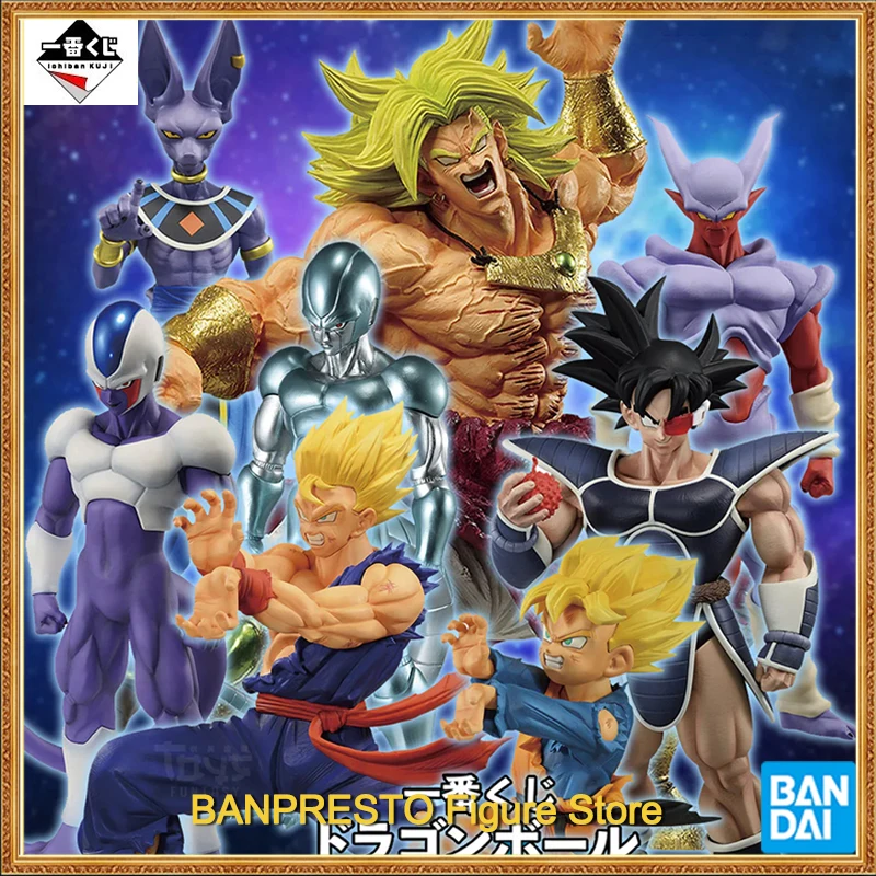 In Stock Original Bandai Ichibansho Kuji Dragon Ball : History of the Film Anime Figures Collection Action Model Toys