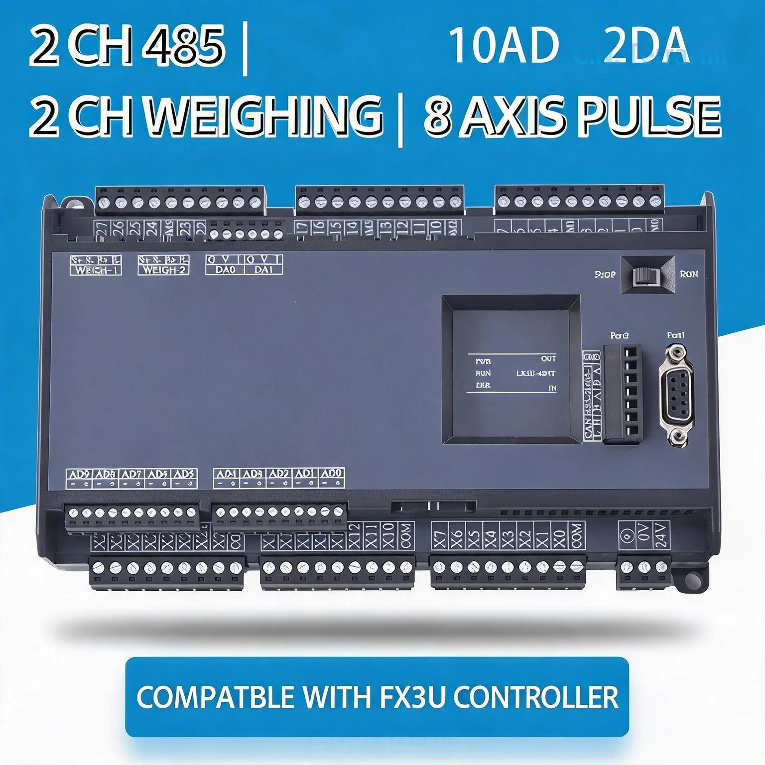 PLC Programmable Logic Controller Module LK3u-14 20 32 48 64 MR MT Industrial Control Board