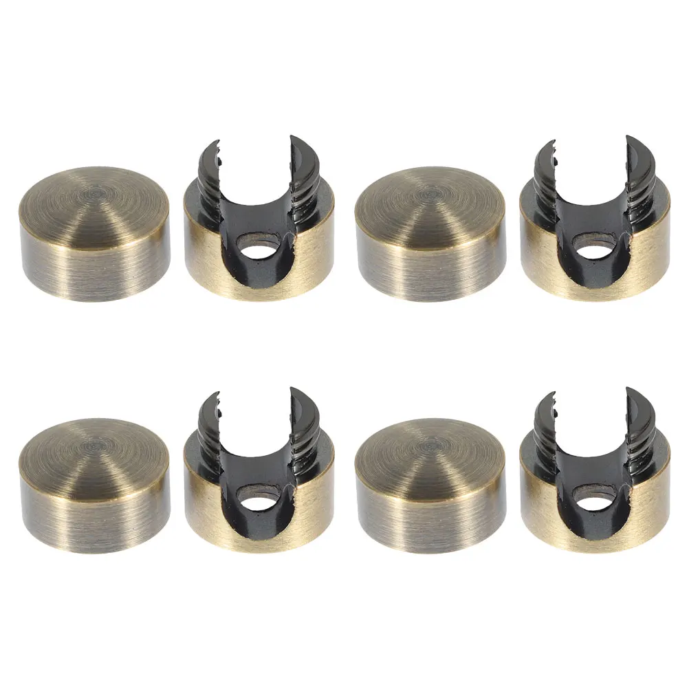 

4pcs Wire Fixer Hooks Hanging Ceiling LED Pendant Lights Vintage Bronze Cable Swag Connectors Durable Metal Light Cord Hook