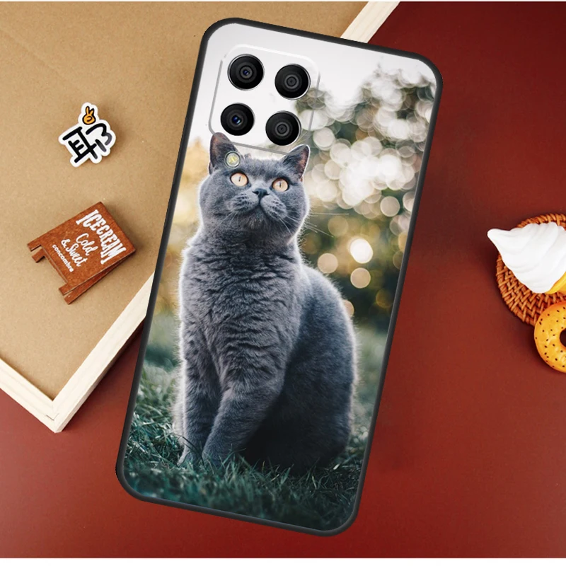  British Shorthair Cat For Samsung Galaxy M30s M31s M32 M52 M12 M55 M15 M13 M23 M33 M53 M20 M21 M51 M34 M54 Case