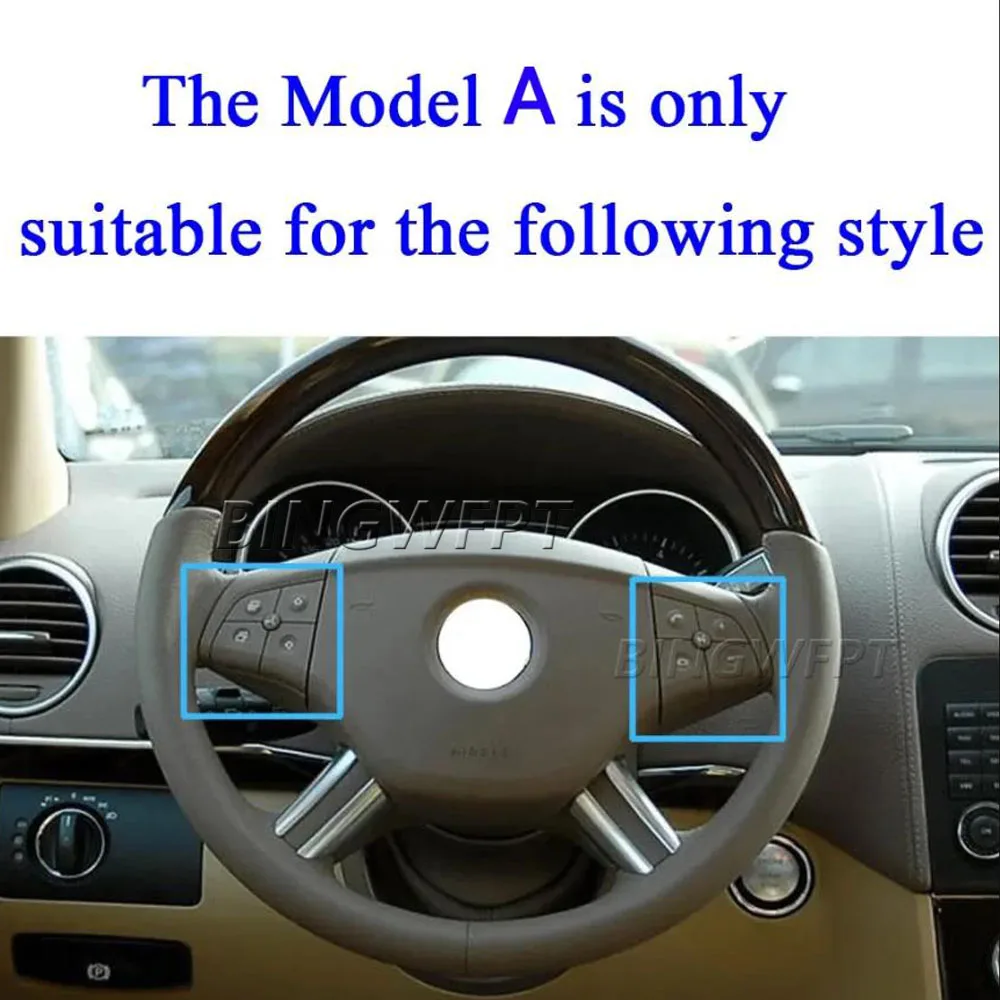 For Mercedes Benz W164 W245 W251 ML GL 300 350 400 450 2006-2009 Multi-function Steering Wheel Switch Button Kit Control Key