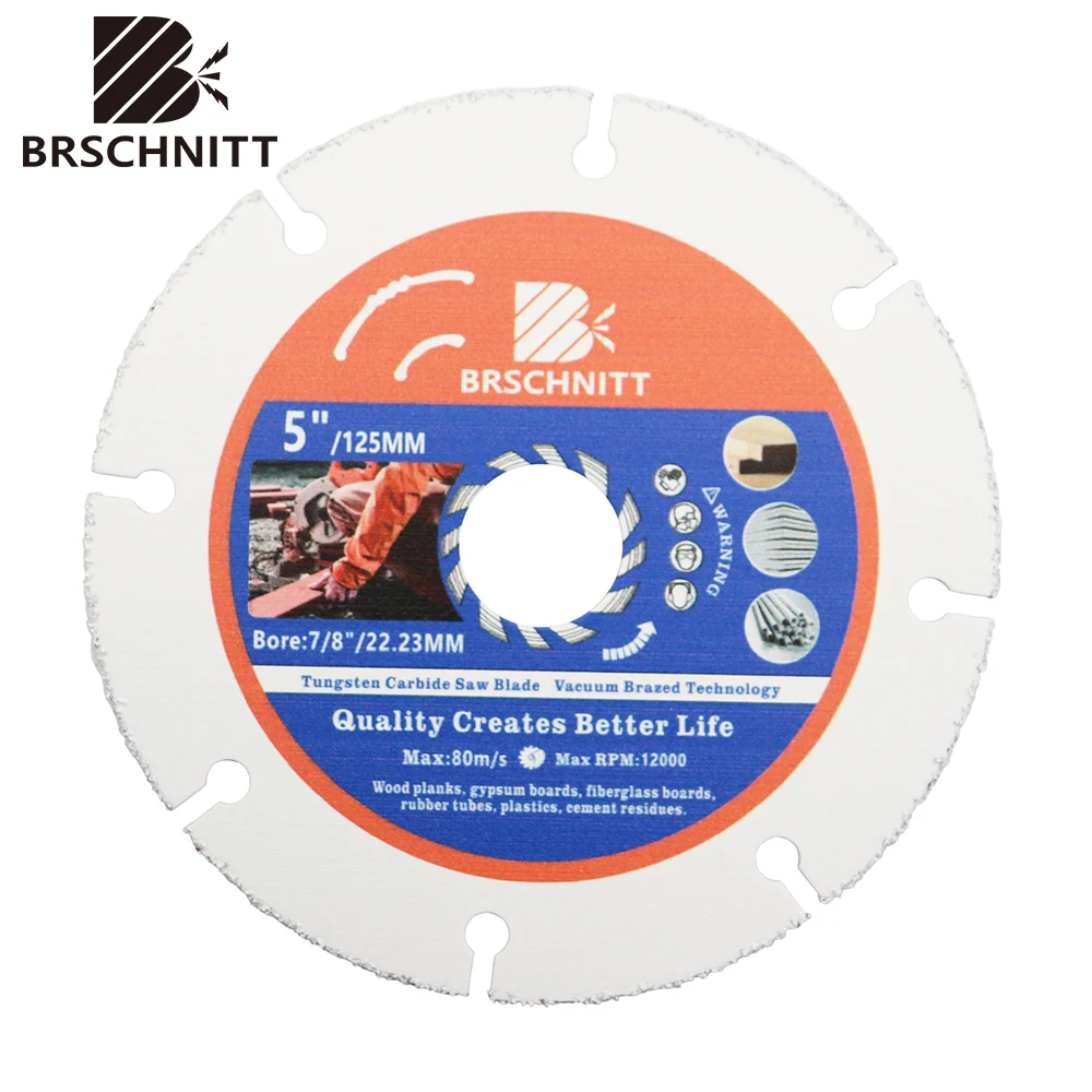 

BRSCHNITT Professional Expert Carbide Cutting Discs for Wood Diameter 75/85/100mmWood Cutting Saw Blade 1pc Wood Cutting