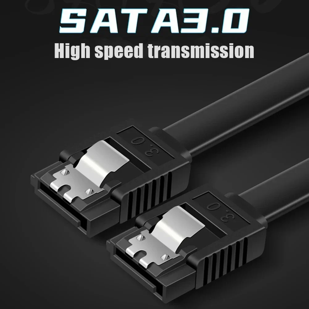 SATA 3.0 Hard Disk Data Cable Solid State Hard Disk Serial Data Cable Flexible Sata Hard Disk Fast Transmission Cable 50cm