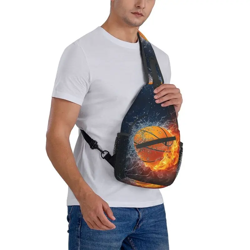 Mochila de baloncesto para hombre, bandolera de hombro personalizada para jugador deportivo, mochila de viaje