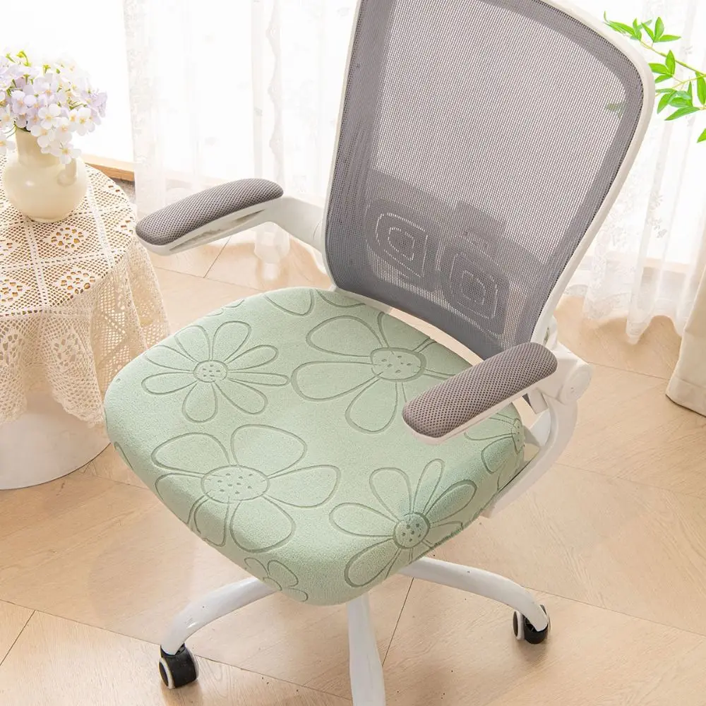 Universal Office Chair Seat Covers Jacquard Thickened Chair Dustproof Cover Removable Washable Computer Chair Cove