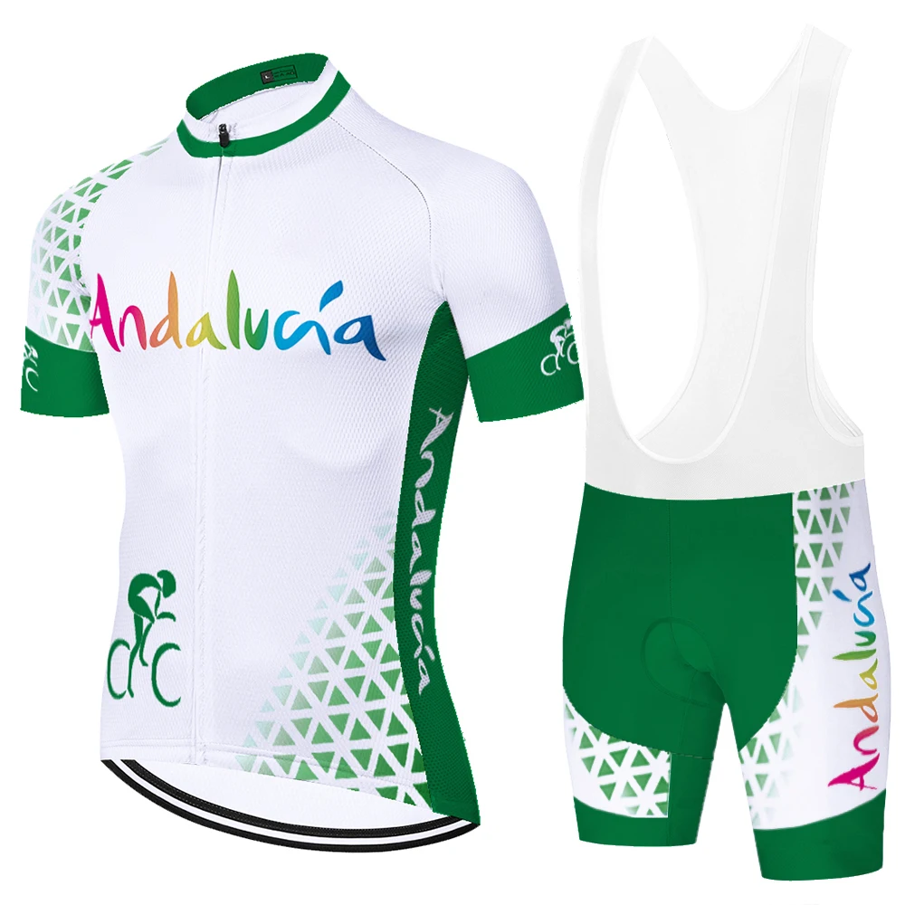 2023 new ANDALUCIA cycling jersey spain equipacion ciclismo hombre 20D gel summer quick dry completi ciclismo estivo uomo