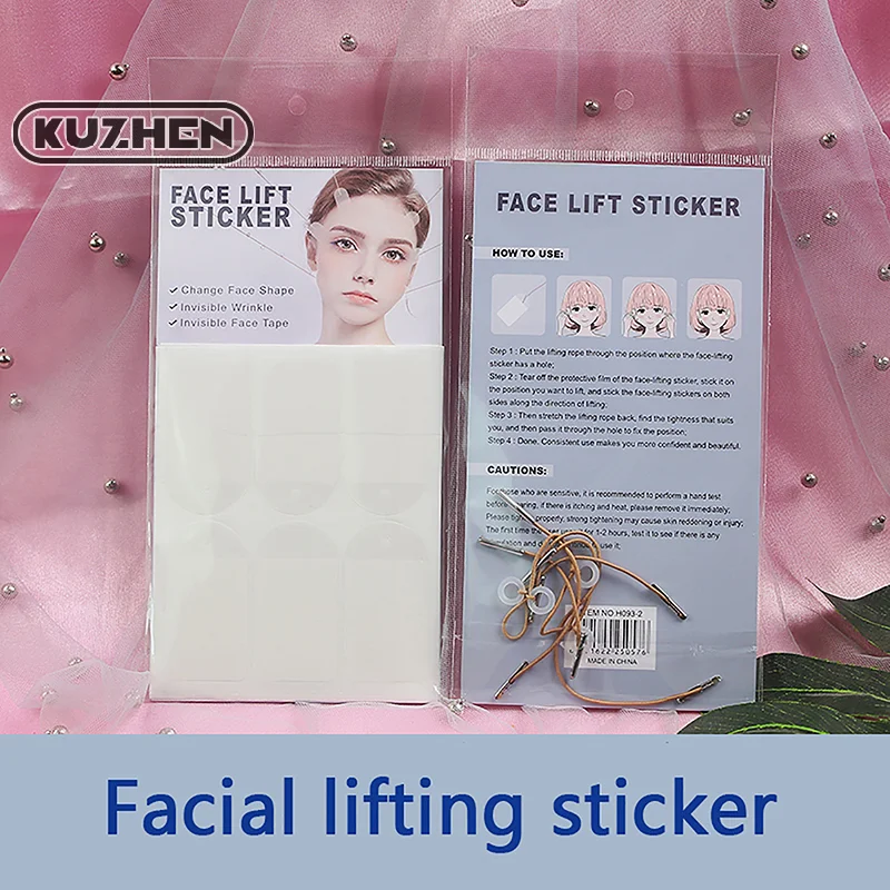 18Pcs Invisible Thin Face Stickers V-Shape Fast Lifting Facial Lift Up Neck Eye Double Chin Wrinkle Makeup Tape