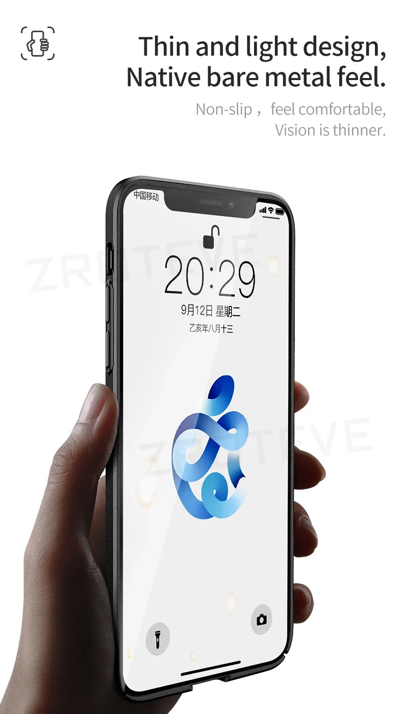 Handyhüllen für iPhone 18 Pro Max 17 17e Air 16 16e 15 14 Plus 13 Mini Hülle ZROTEVE Luxuriöse Ultradünne Matte Hartschale aus Kunststoff – Detail 11