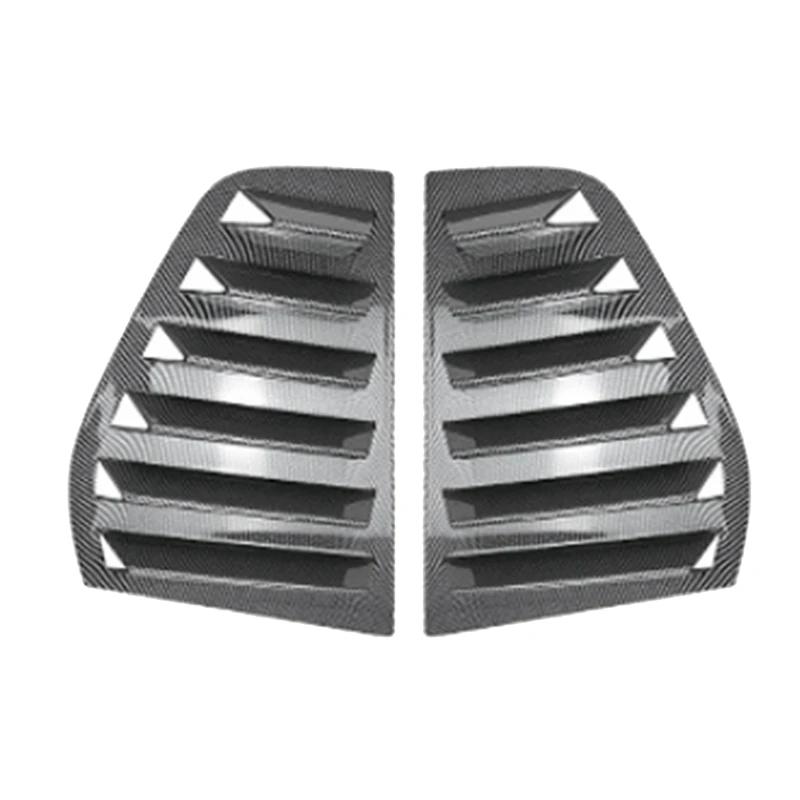 Car Rear Window Louver Shutter Trim Cover For VW Golf MK5 2003-2008 Air Vent Scoop Shade Decorate Replacement Parts