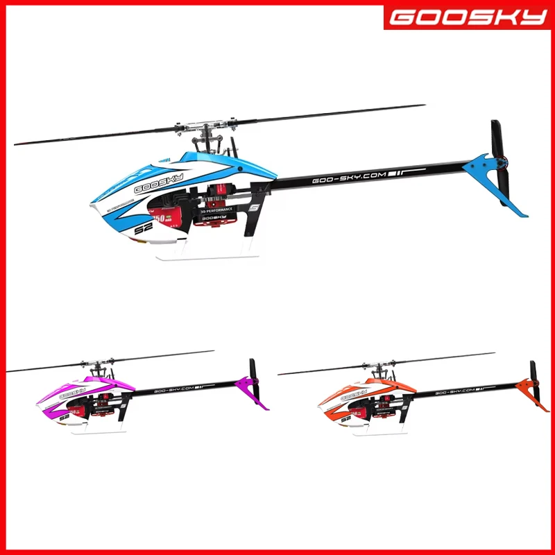 

New Goosky S2 Max Model Airplane 3d Remote Control Stunt Helicopter Dual Brushless Direct Drive Baf080001 Bnf/Rtf Toy Gift