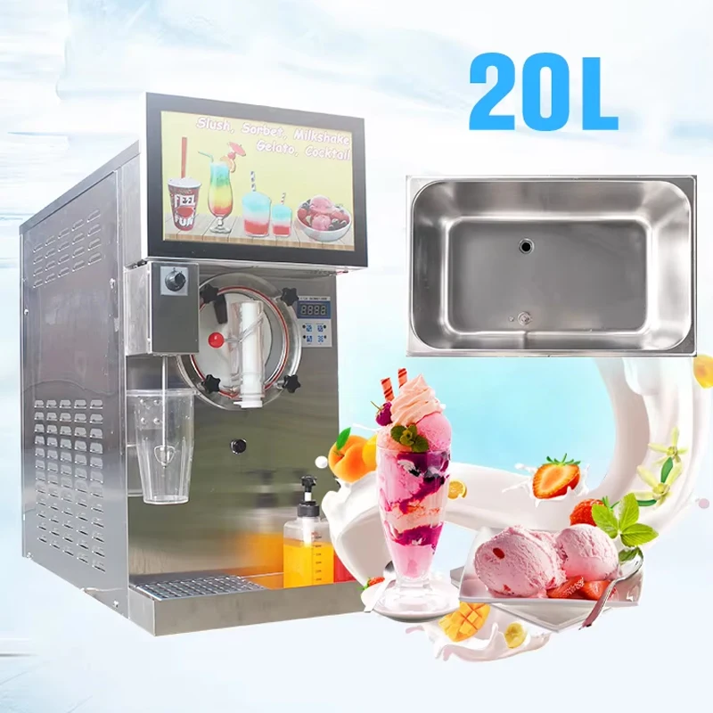 상업용 과일 주스 아이스크림 기계 초콜릿 아이스크림 기계 다기능 스노우 머드 기계