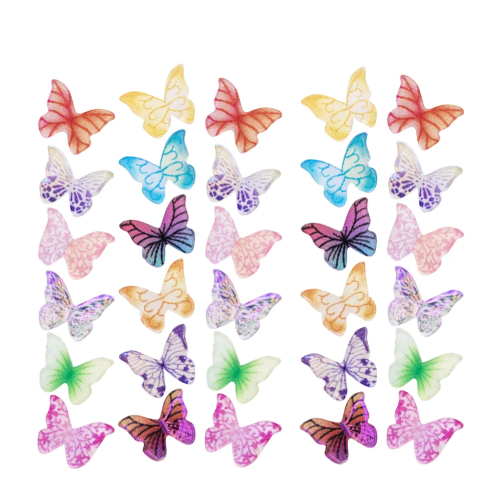 30pcs Miniature Butterflies Figures Mini Butterflies DIY Accessories Butterfly Craft Decoration diy mini butterflies