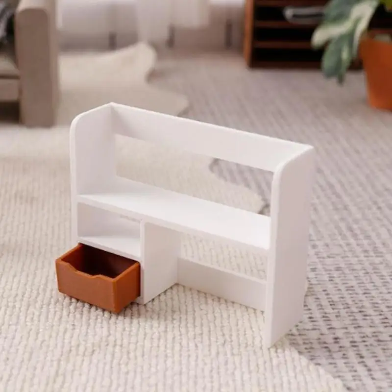 1Pcs 1:12 Scale Storage Rack Organizing Shelf Dollhouse Miniatures Furniture Dolls Accessories Scenery Model Toy