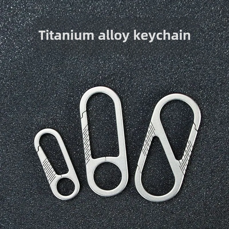 

New titanium alloy car key ring men's high-grade waist hanging multi-functional key chain ring personalized pendant